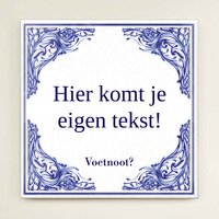 Delfts Blauw tegeltje nr. 77