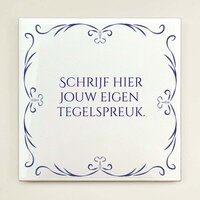 Delfts Blauw tegeltje (nr. 111)