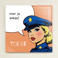 Tegeltje - Pop Art (Agent)