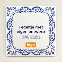 500 tegeltjes met eigen ontwerp