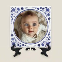 Vrolijk Delfts Blauw tegeltje nr. 7