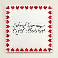 Rood Valentijns tegeltje