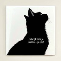 Tegeltje - Kat