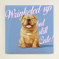 Tegeltje - Wrinkeled up