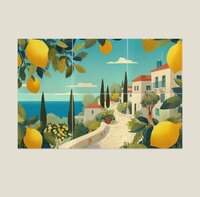 Tegeltableau Mediterraans