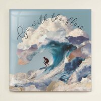 Tegeltje - Go with the flow