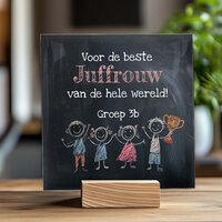 Tegeltje - Meesters & Juffen