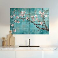 Tegeltableau Bloesem