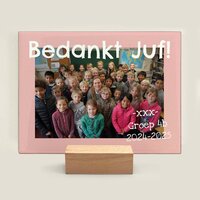 Schoolfoto - Grote tegel - 20 x 15 cm