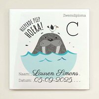 Tegeltje - Zwemdiploma C