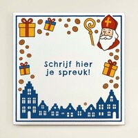 Tegeltje - Sinterklaas