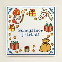 Tegeltje - Sint