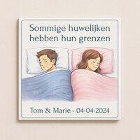 Huwelijks tegeltje - Grenzen