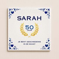Verjaardag tegeltje - Sarah