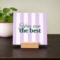 Tegeltje met eigen tekst &ndash; Lijnen