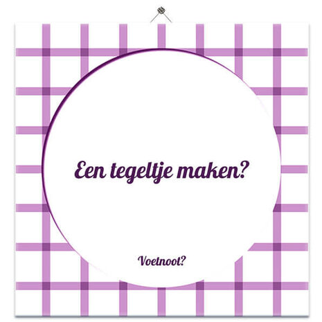 Truttig tegeltje (nr. 124)