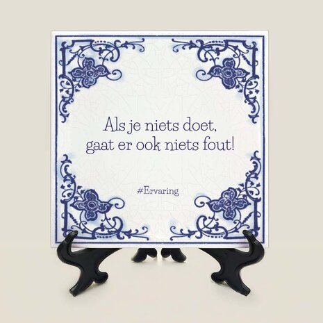 Delfts Blauw tegeltje nr. 23