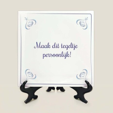 Delfts Blauw tegeltje nr. 35