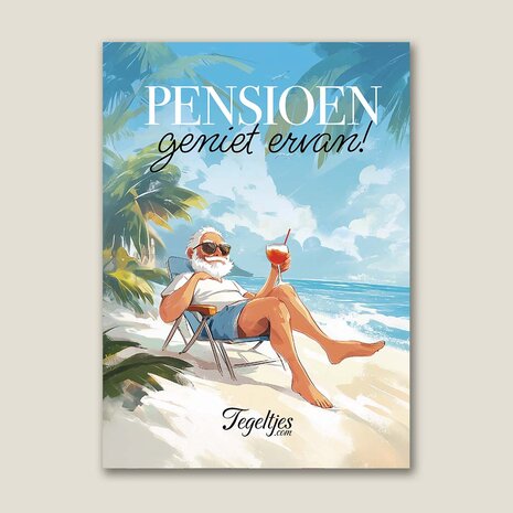 Kaartje met persoonlijke tekst