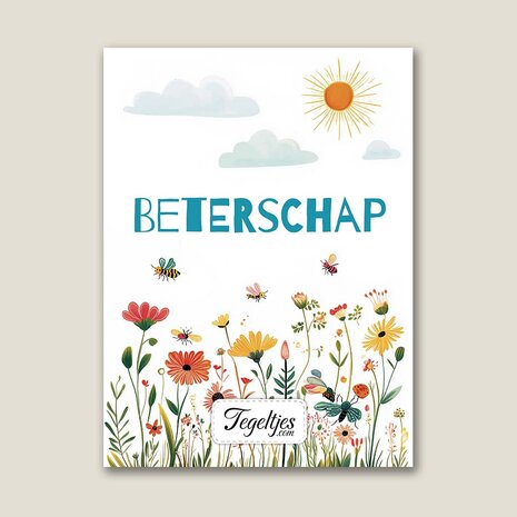 Kaartje met persoonlijke tekst