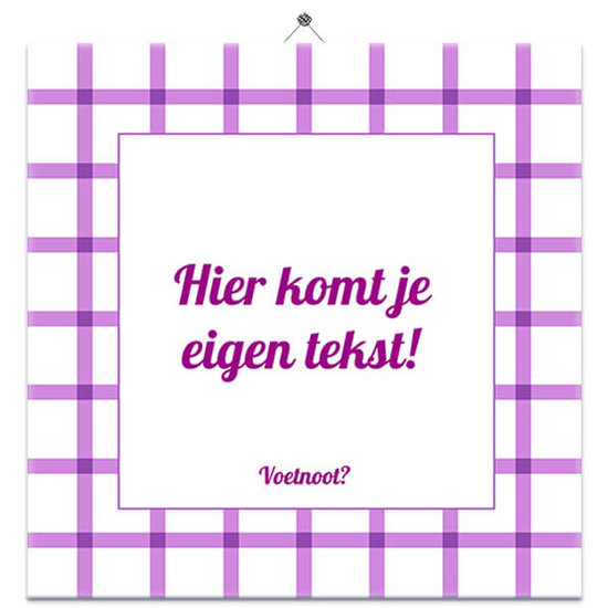 Truttig tegeltje (nr. 131)