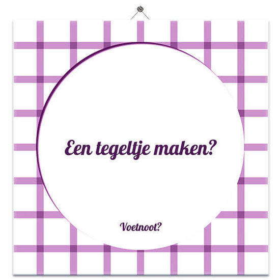Truttig tegeltje (nr. 124)