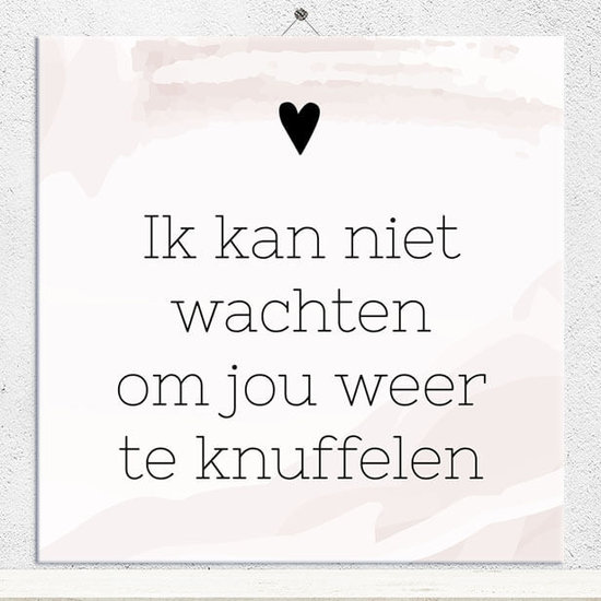 Tegeltje met foto en tekst (nr.151)