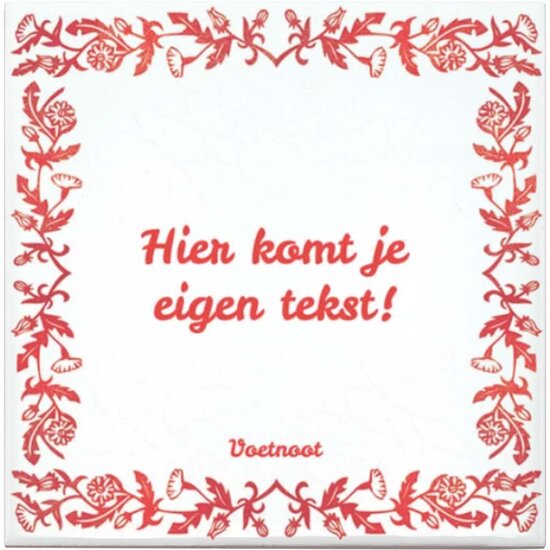 Tegeltje Rood (nr.41)