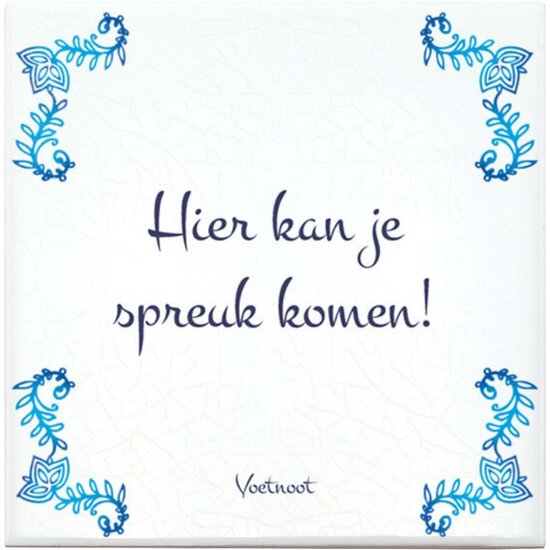Tegeltje Blauw (nr.35)