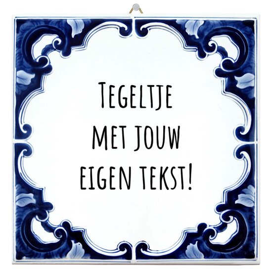 Eigen ontwerp tegeltje