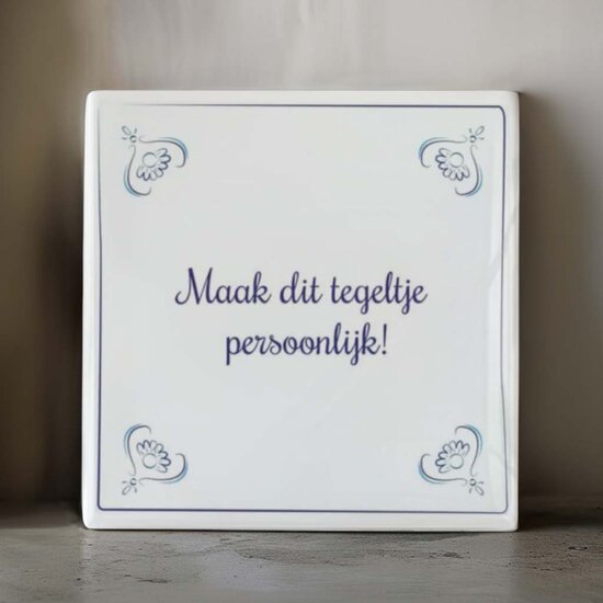 Delfts Blauw tegeltje nr. 35