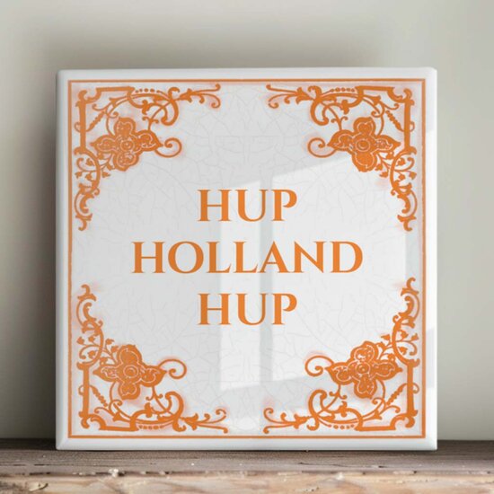 Oranje tegeltje (bekend van TV)