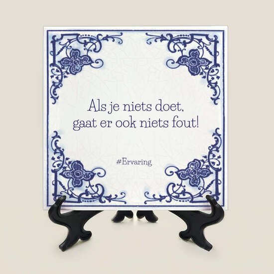 Delfts Blauw tegeltje nr. 23