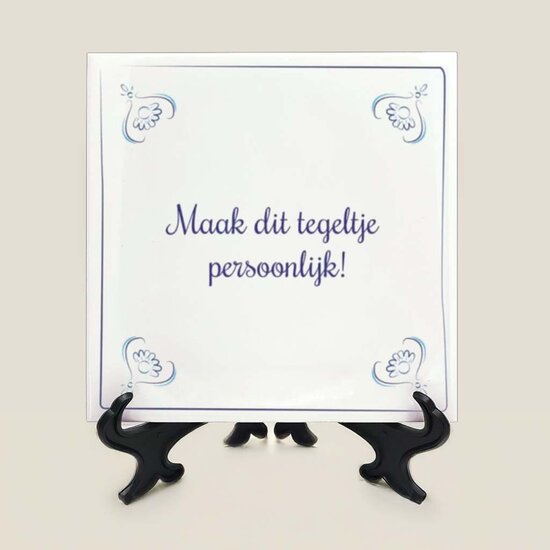 Delfts Blauw tegeltje nr. 35