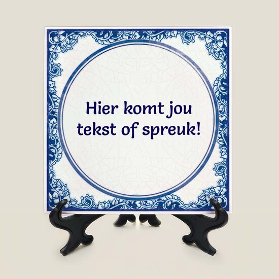 Delfts Blauw tegeltje nr. 63