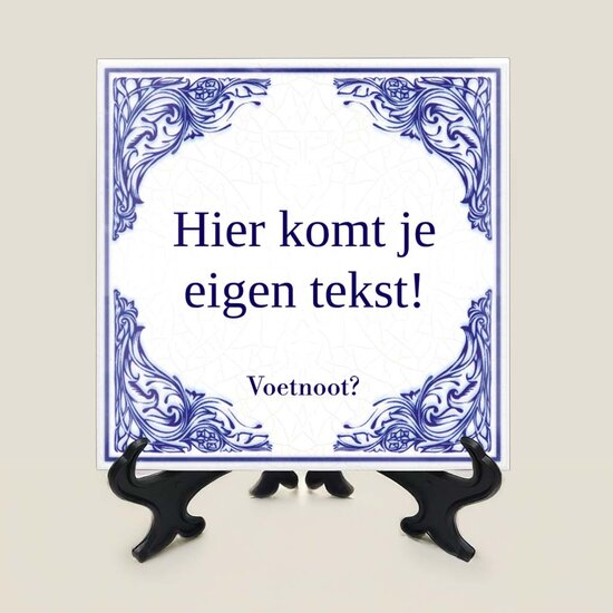 Delfts Blauw tegeltje nr. 77