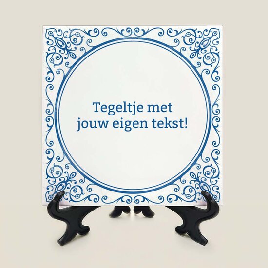 Delfts Blauw tegeltje nr. 76