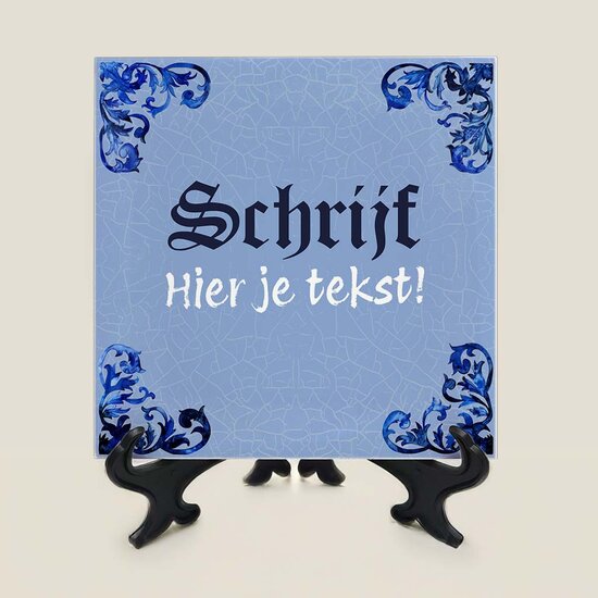Eigen tegeltje maken - Kleur