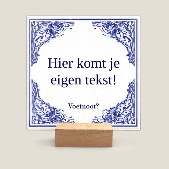 Delfts Blauw tegeltje nr. 77