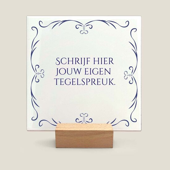 Delfts Blauw tegeltje (nr. 111)