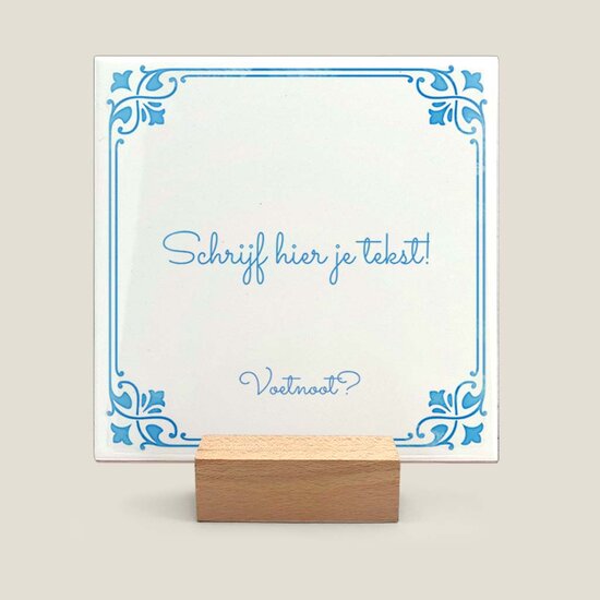 Delfts Blauw tegeltje nr. 74