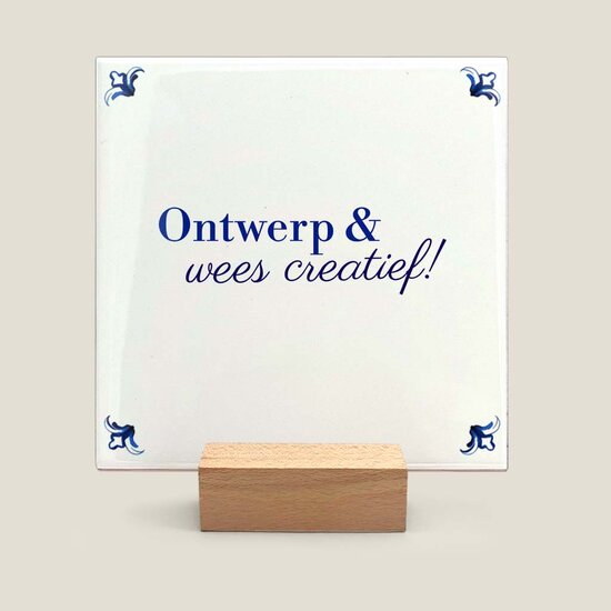 Eigen tegeltje maken