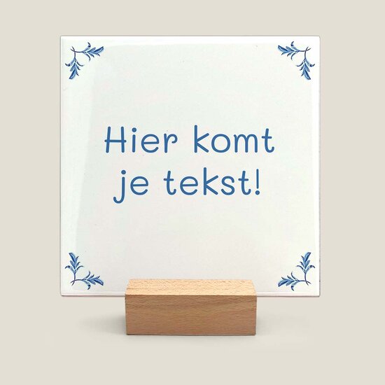 Delfts Blauw tegeltje nr. 70