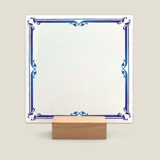 Delfts Blauw tegeltje nr. 33 blanco