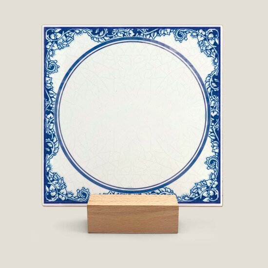 Delfts Blauw tegeltje nr. 63 blanco