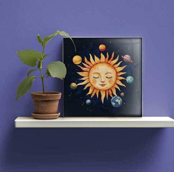 Tegeltje - Planeten