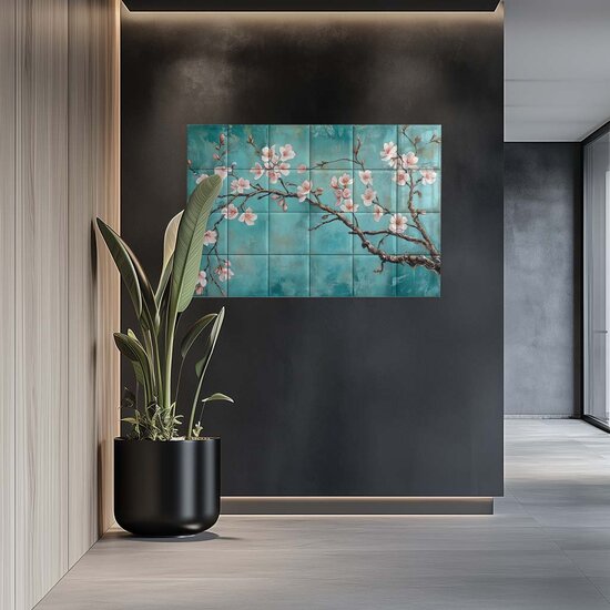 Tegeltableau Bloesem