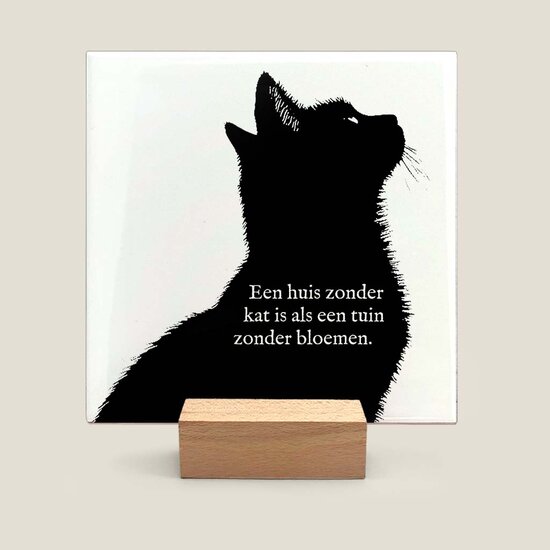 Tegeltje - Kat