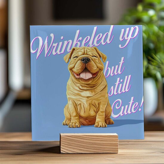 Tegeltje - Wrinkeled up