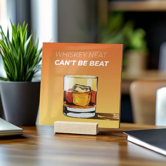 tegeltje - Whiskey Neat, Can&#039;t Be Beat